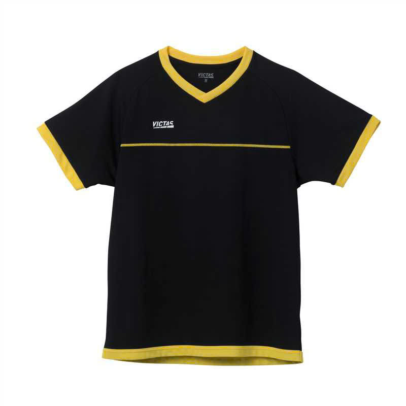 Victas Color Stitched Game Shirt màu đen và vàng