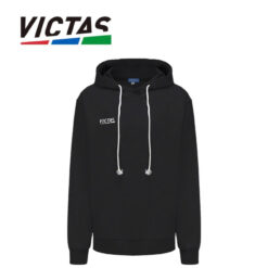 áo hoodie Victas Play Logo Pull Parker màu đen